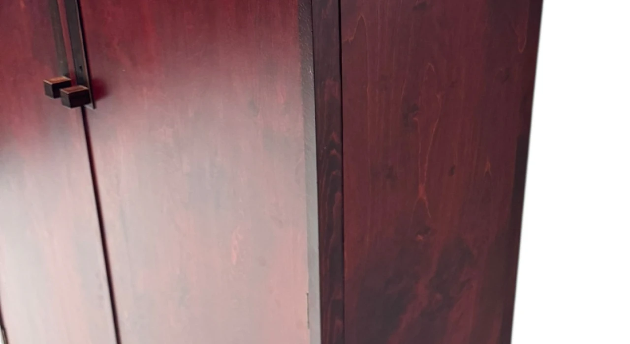 Art Deco Modernist Armoire by A.H. Jansen for L.O.V. Oosterbeek, 1920s